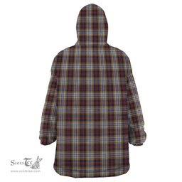 Scottish MacInnes Ancient Hunting Clan Family Crest Tartan Snuggie Hoodie Plaid Wearable Blanket Hoodie