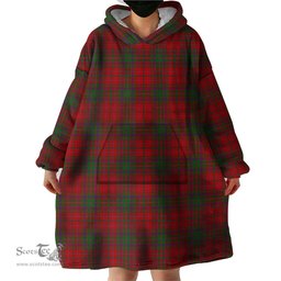Scottish MacDougall Clan Tartan Snuggie Hoodie Plaid Wearable Blanket Hoodie