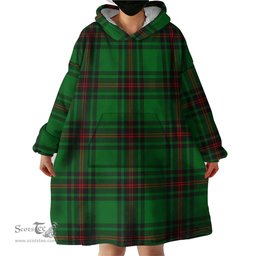 Scottish Logie Clan Tartan Snuggie Hoodie Plaid Wearable Blanket Hoodie