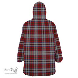 Scottish MacCulloch Dress Clan Family Crest Tartan Snuggie Hoodie Plaid Wearable Blanket Hoodie