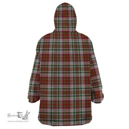Scottish MacAlister Dress Clan Family Crest Tartan Snuggie Hoodie Plaid Wearable Blanket Hoodie