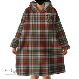 Scottish MacAlister Dress Clan Family Crest Tartan Snuggie Hoodie Plaid Wearable Blanket Hoodie