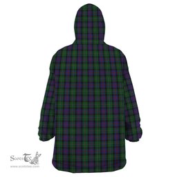 Scottish MacCallum Clan Tartan Snuggie Hoodie Plaid Wearable Blanket Hoodie