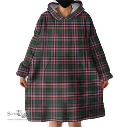 Scottish MacFarlane Hunting Modern Clan Tartan Snuggie Hoodie Plaid Wearable Blanket Hoodie