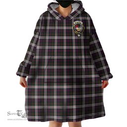 Scottish MacDonald Dress Clan Family Crest Tartan Snuggie Hoodie Plaid Wearable Blanket Hoodie
