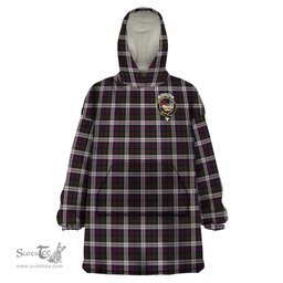 Scottish MacDonald Dress Clan Family Crest Tartan Snuggie Hoodie Plaid Wearable Blanket Hoodie