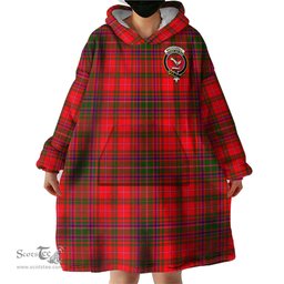 Scottish MacDougall Modern Clan Family Crest Tartan Snuggie Hoodie Plaid Wearable Blanket Hoodie