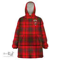 Scottish MacDougall Modern Clan Family Crest Tartan Snuggie Hoodie Plaid Wearable Blanket Hoodie