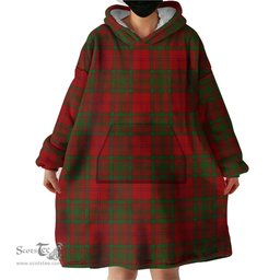 Scottish MacAlister of Glenbarr Clan Tartan Snuggie Hoodie Plaid Wearable Blanket Hoodie