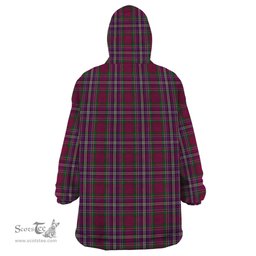 Scottish Lendrum Lyon Clan Tartan Snuggie Hoodie Plaid Wearable Blanket Hoodie