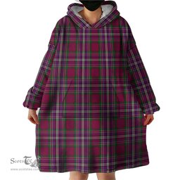 Scottish Lendrum Lyon Clan Tartan Snuggie Hoodie Plaid Wearable Blanket Hoodie