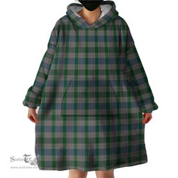 Scottish Lloyd of Wales Clan Tartan Snuggie Hoodie Plaid Wearable Blanket Hoodie