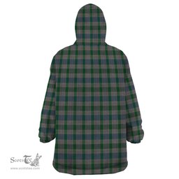 Scottish Lloyd of Wales Clan Tartan Snuggie Hoodie Plaid Wearable Blanket Hoodie