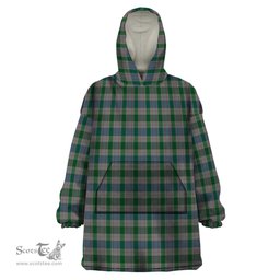 Scottish Lloyd of Wales Clan Tartan Snuggie Hoodie Plaid Wearable Blanket Hoodie