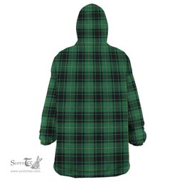 Scottish MacArthur Ancient Clan Tartan Snuggie Hoodie Plaid Wearable Blanket Hoodie