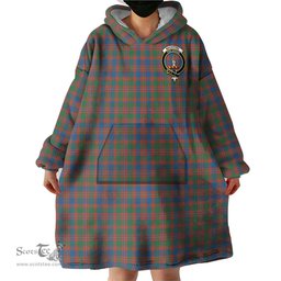 Scottish MacIntyre Ancient Clan Family Crest Tartan Snuggie Hoodie Plaid Wearable Blanket Hoodie