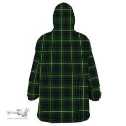 Scottish MacArthur Modern Clan Family Crest Tartan Snuggie Hoodie Plaid Wearable Blanket Hoodie