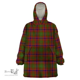 Scottish Lumsden Clan Tartan Snuggie Hoodie Plaid Wearable Blanket Hoodie