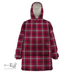 Scottish Little Clan Tartan Snuggie Hoodie Plaid Wearable Blanket Hoodie