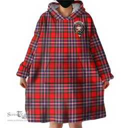 Scottish MacFarlane Modern Clan Family Crest Tartan Snuggie Hoodie Plaid Wearable Blanket Hoodie