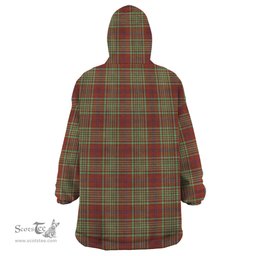 Scottish MacGillivray Hunting Ancient Clan Tartan Snuggie Hoodie Plaid Wearable Blanket Hoodie