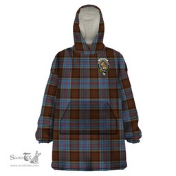 Scottish MacGregor Hastie Clan Family Crest Tartan Snuggie Hoodie Plaid Wearable Blanket Hoodie