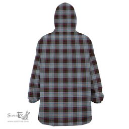 Scottish MacDonald Dress Ancient Clan Family Crest Tartan Snuggie Hoodie Plaid Wearable Blanket Hoodie