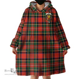 Scottish Lyle Clan Family Crest Tartan Snuggie Hoodie Plaid Wearable Blanket Hoodie