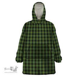 Scottish MacIver Hunting Clan Tartan Snuggie Hoodie Plaid Wearable Blanket Hoodie