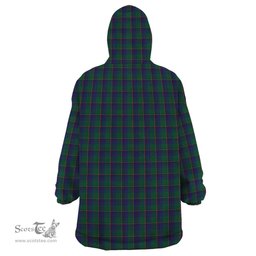 Scottish Lowry Clan Tartan Snuggie Hoodie Plaid Wearable Blanket Hoodie