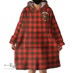 Scottish MacFie Modern Clan Family Crest Tartan Snuggie Hoodie Plaid Wearable Blanket Hoodie