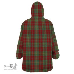 Scottish Leask Clan Family Crest Tartan Snuggie Hoodie Plaid Wearable Blanket Hoodie