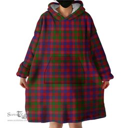 Scottish MacColl Hunting Clan Tartan Snuggie Hoodie Plaid Wearable Blanket Hoodie