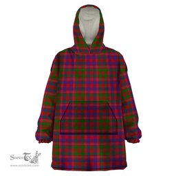 Scottish MacColl Hunting Clan Tartan Snuggie Hoodie Plaid Wearable Blanket Hoodie
