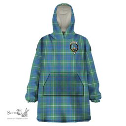 Scottish MacIntyre Hunting Ancient Clan Family Crest Tartan Snuggie Hoodie Plaid Wearable Blanket Hoodie
