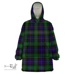 Scottish MacCraig Clan Tartan Snuggie Hoodie Plaid Wearable Blanket Hoodie