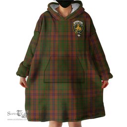 Scottish MacGillivray Hunting Clan Family Crest Tartan Snuggie Hoodie Plaid Wearable Blanket Hoodie
