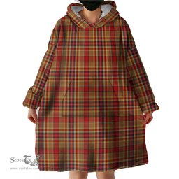 Scottish MacGlashan Clan Tartan Snuggie Hoodie Plaid Wearable Blanket Hoodie