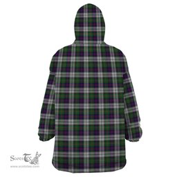 Scottish MacCallum Dress Clan Family Crest Tartan Snuggie Hoodie Plaid Wearable Blanket Hoodie