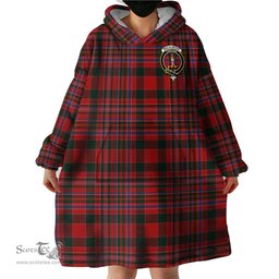 Scottish MacAlister Clan Family Crest Tartan Snuggie Hoodie Plaid Wearable Blanket Hoodie
