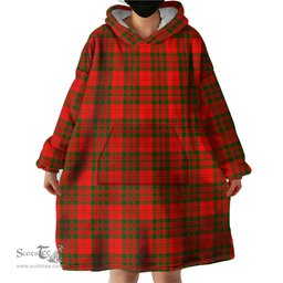 Scottish Livingston Modern Clan Tartan Snuggie Hoodie Plaid Wearable Blanket Hoodie