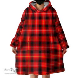Scottish MacIver Modern Clan Tartan Snuggie Hoodie Plaid Wearable Blanket Hoodie