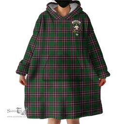 Scottish MacFarlane Hunting Clan Family Crest Tartan Snuggie Hoodie Plaid Wearable Blanket Hoodie