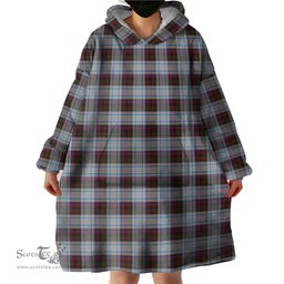 Scottish MacDonald Dress Ancient Clan Tartan Snuggie Hoodie Plaid Wearable Blanket Hoodie