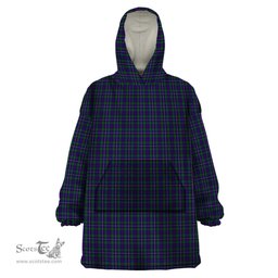 Scottish MacCainsh Clan Tartan Snuggie Hoodie Plaid Wearable Blanket Hoodie