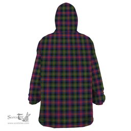 Scottish Logan Modern Clan Tartan Snuggie Hoodie Plaid Wearable Blanket Hoodie