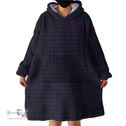 Scottish MacCaughan Clan Tartan Snuggie Hoodie Plaid Wearable Blanket Hoodie