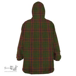Scottish MacGillivray Hunting Clan Tartan Snuggie Hoodie Plaid Wearable Blanket Hoodie