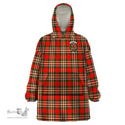 Scottish MacGill Modern Clan Family Crest Tartan Snuggie Hoodie Plaid Wearable Blanket Hoodie
