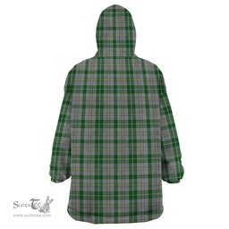 Scottish MacGiboney Dress Clan Tartan Snuggie Hoodie Plaid Wearable Blanket Hoodie